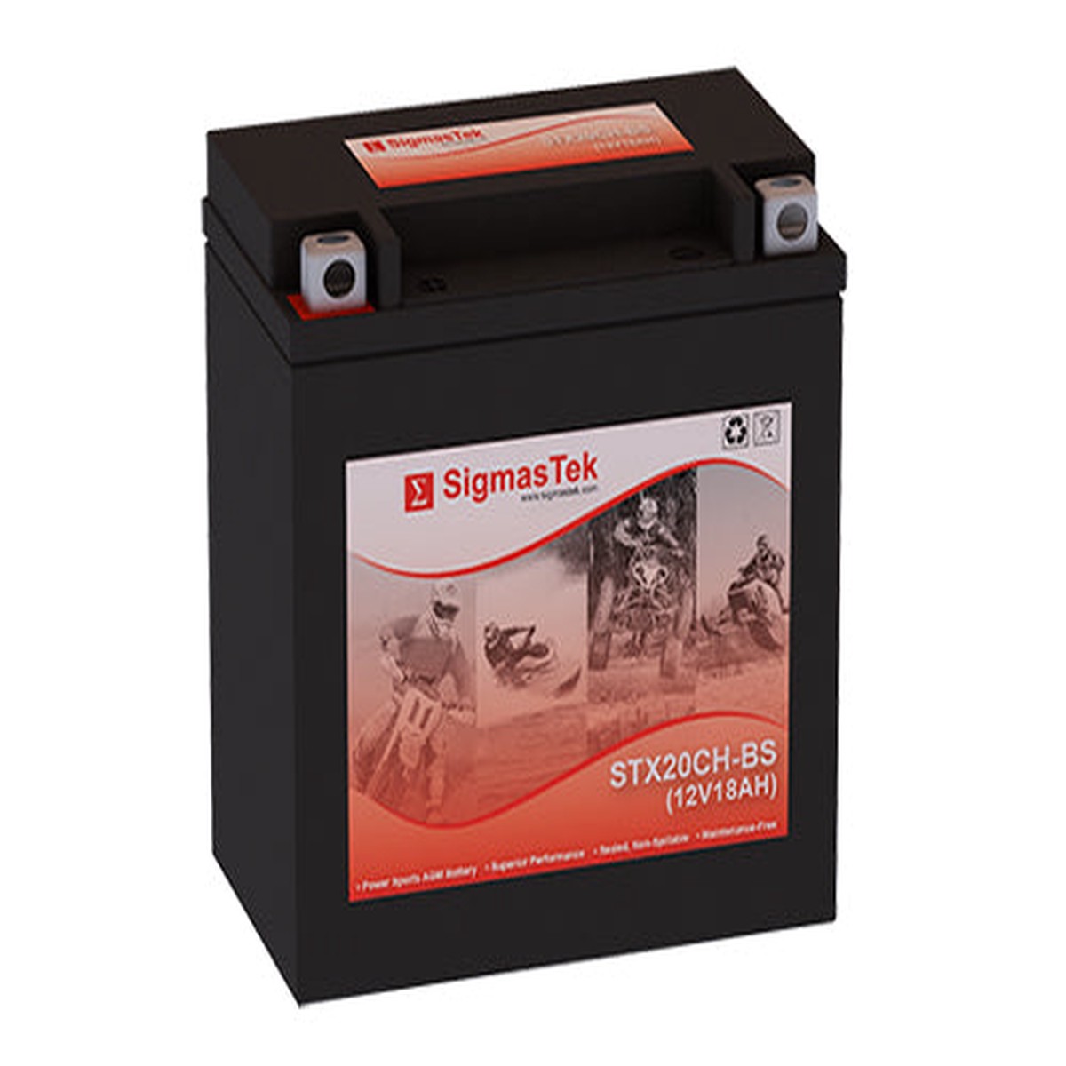 Yuasa YTX20CH-BS Premium Replacement Battery