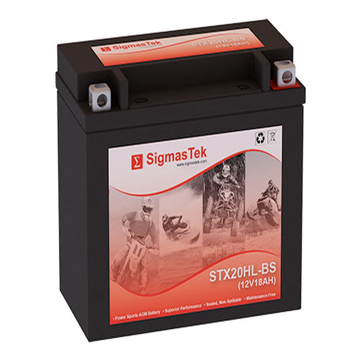 Yuasa YTX20HL-BS High Performance Replacement Battery