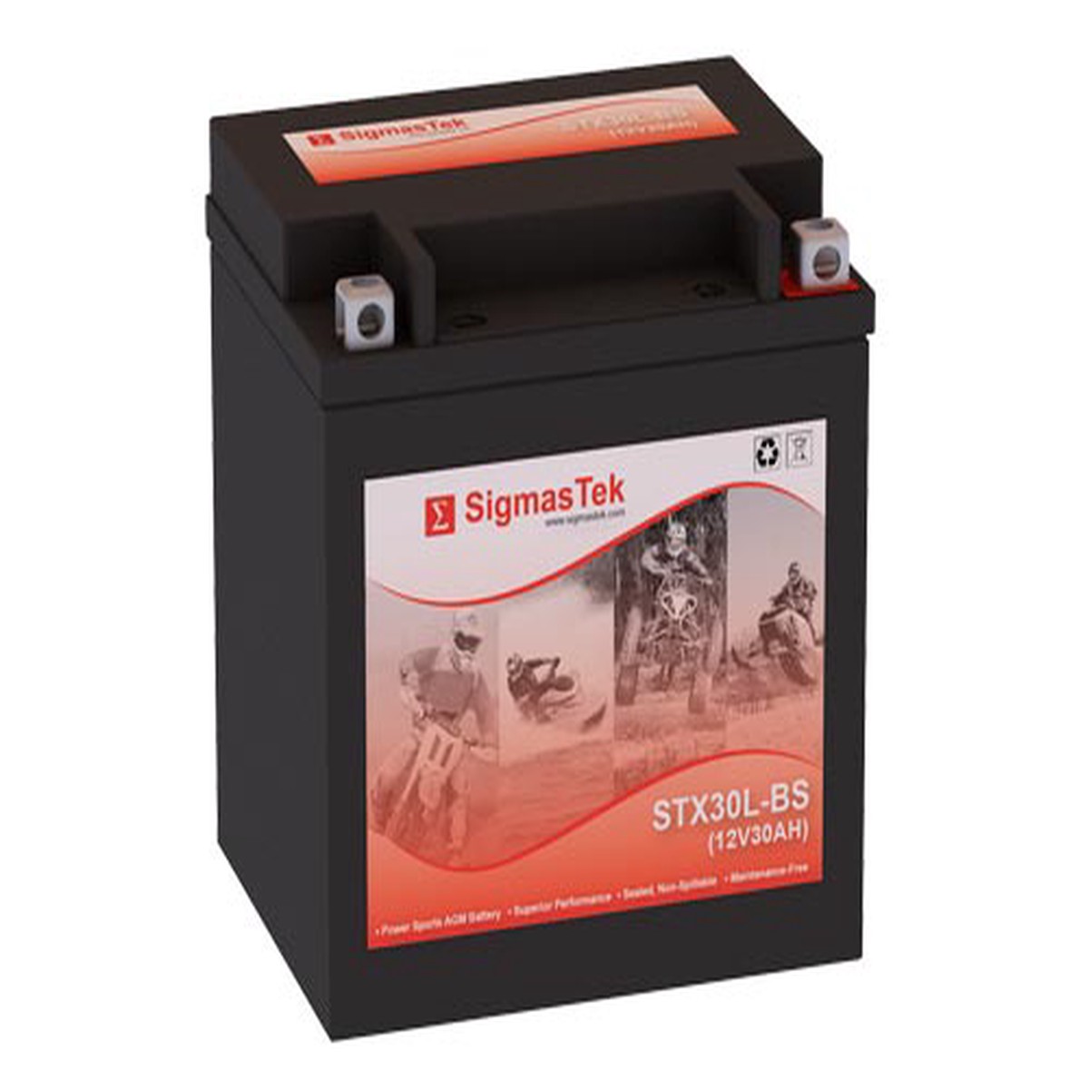 Yuasa YIX30L-BS Long-Lasting Replacement Battery