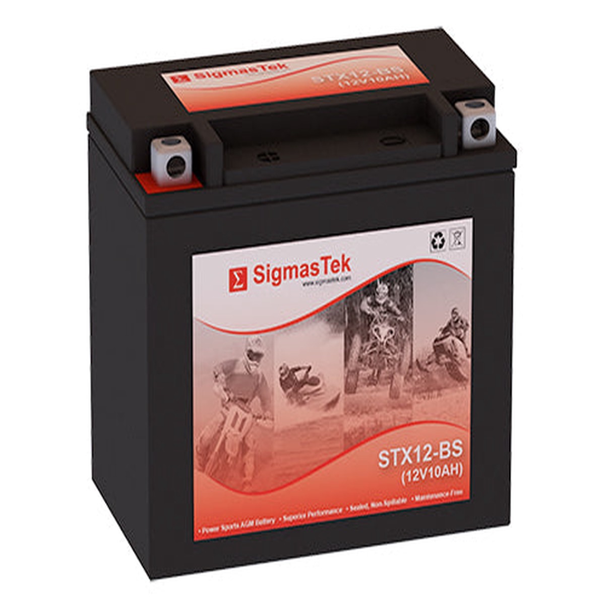Yuasa YTX12-BS Compatible Replacement Battery