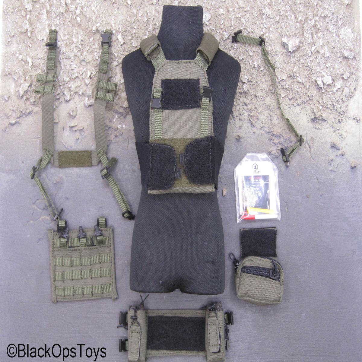 ZERT - Deathridge Remastered - Green Body Armor Vest w/Gear Set