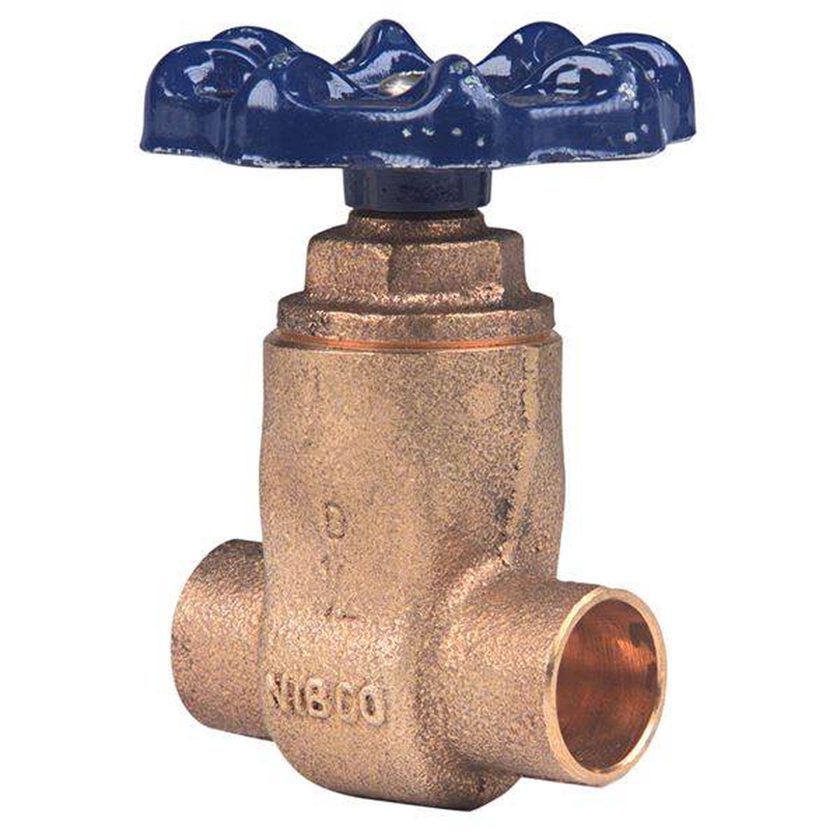 (Nibco Part#: N31B008) S-29 - Gate Valve - Bronze, Full Port, Compact Design, Solder Ends
