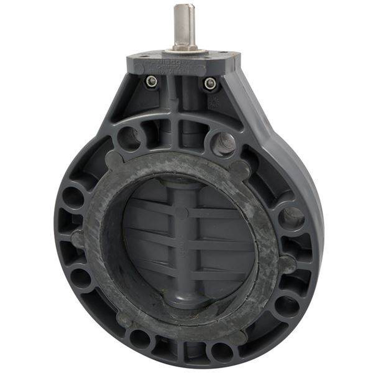 (Nibco Part#: MA386AH) W45BF-E - Butterfly Valve - Model B, PVC Schedule 80, EPDM