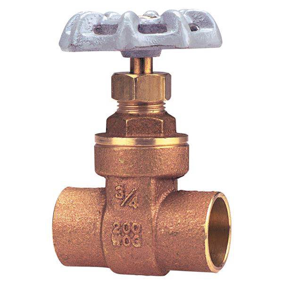 (Nibco Part#: N00126F) SI-8 - Gate Valve - Brass, Full Port, Solder Ends