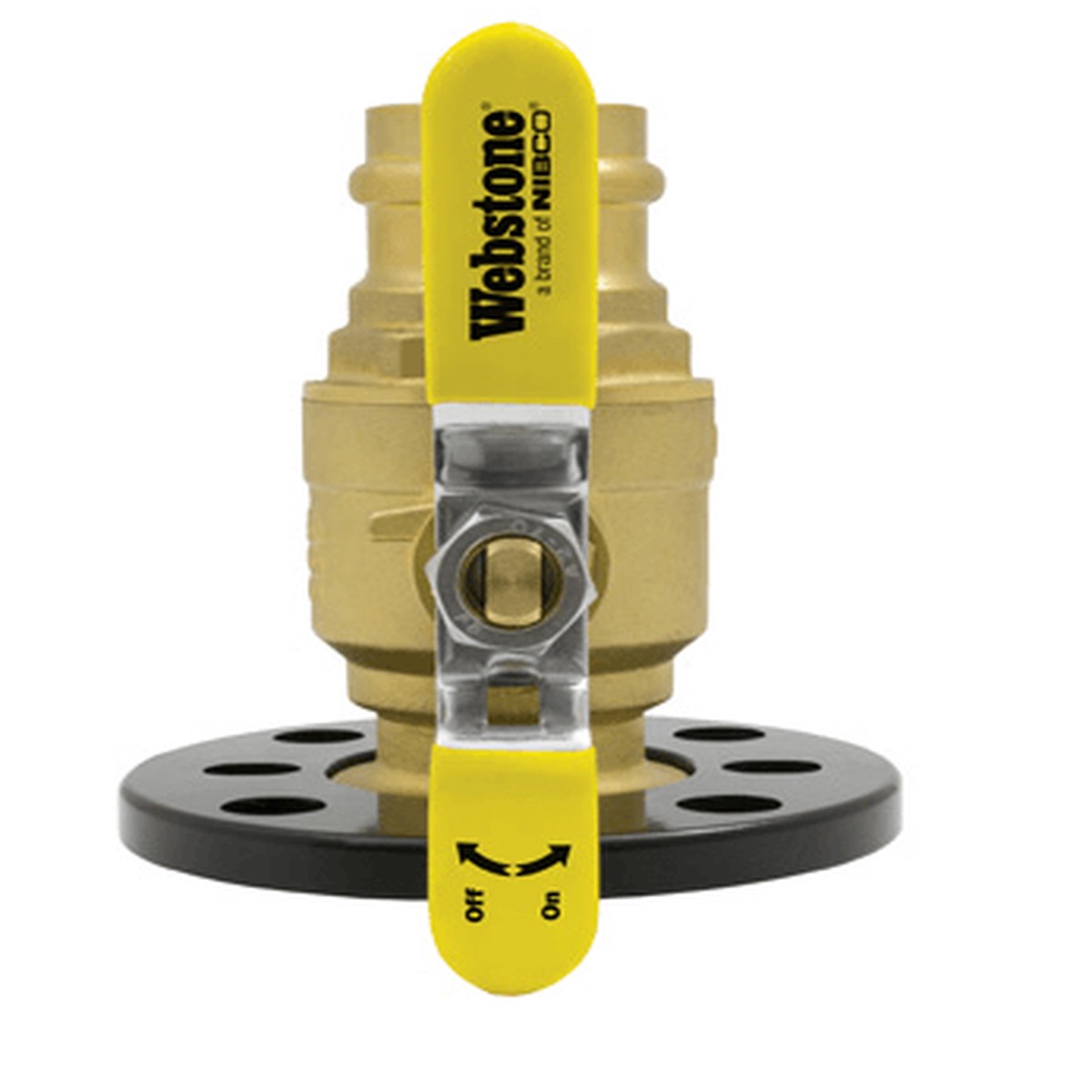 (Nibco Part#: H-81406HV-RF375) 8140HV-RF Series - Full Port Forged Brass Uni-Flange Ball Valves